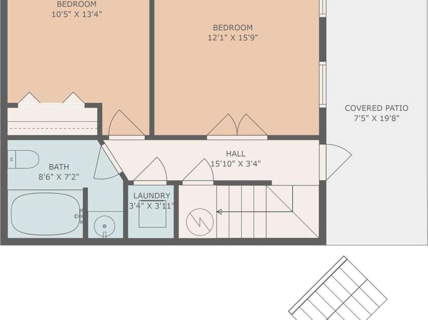 3 Angel Circle, Asheville, NC 28803.  MLS# CAR4238450, YatesRealty ID 13542. Basement