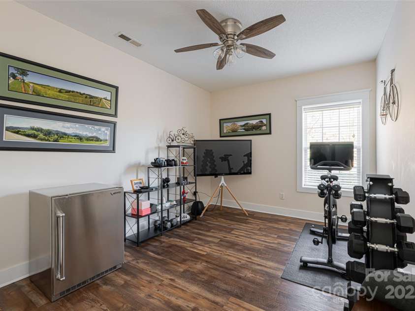 3 Angel Circle, Asheville, NC 28803.  MLS# CAR4238450, YatesRealty ID 13542. Basement bedroom 2