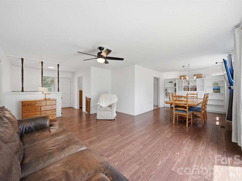 1730 Hamilton Street, Hickory, NC 28602.  MLS# CAR4368375, YatesRealty ID 13562. Open living and dining area