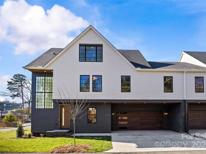 1603 Tippah Park Court, Charlotte, NC 28205.  MLS# CAR4332608, YatesRealty ID 13566. Front Elevation