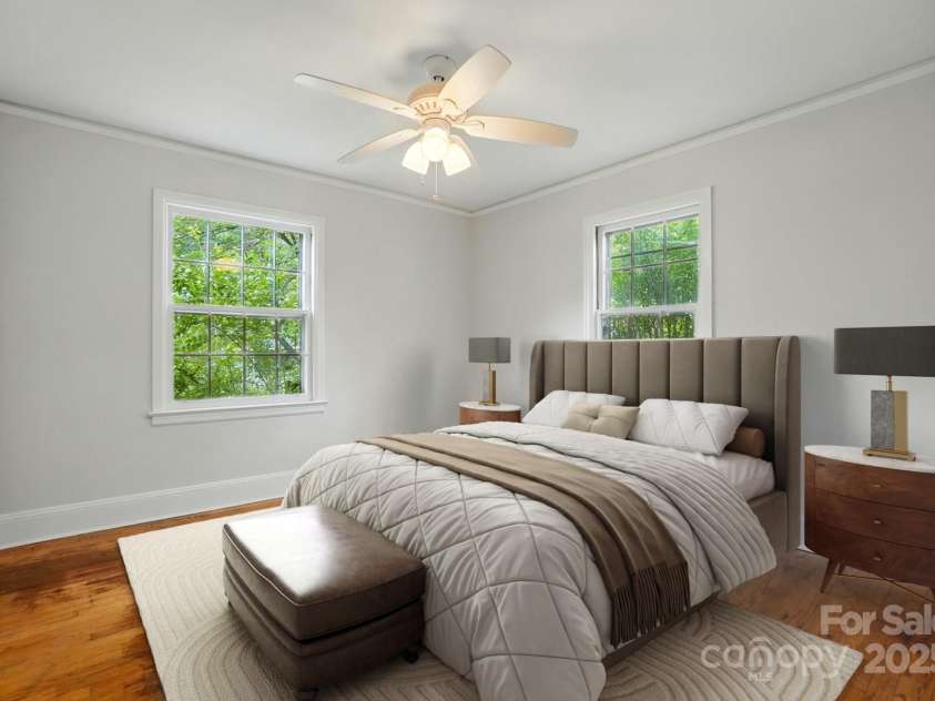 3221 Cosby Place, Charlotte, NC 28205.  MLS# CAR4240155, YatesRealty ID 13567. Virtually staged bedroom 2