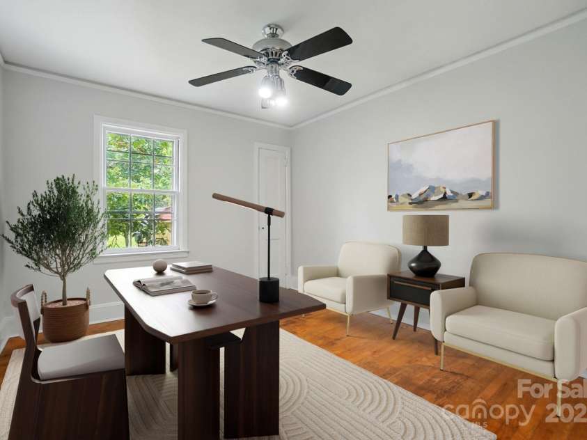3221 Cosby Place, Charlotte, NC 28205.  MLS# CAR4240155, YatesRealty ID 13567. Virtually staged bedroom 3/office