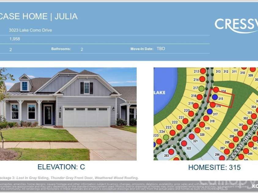 3023 Lake Como Drive, Monroe, NC 28110.  MLS# CAR4281950, YatesRealty ID 1357. 