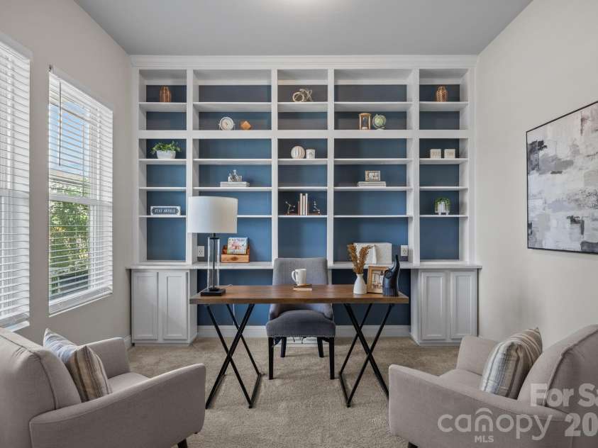 10436 Ambercrest Court, Huntersville, NC 28078.  MLS# CAR4367512, YatesRealty ID 13576. Main Level study