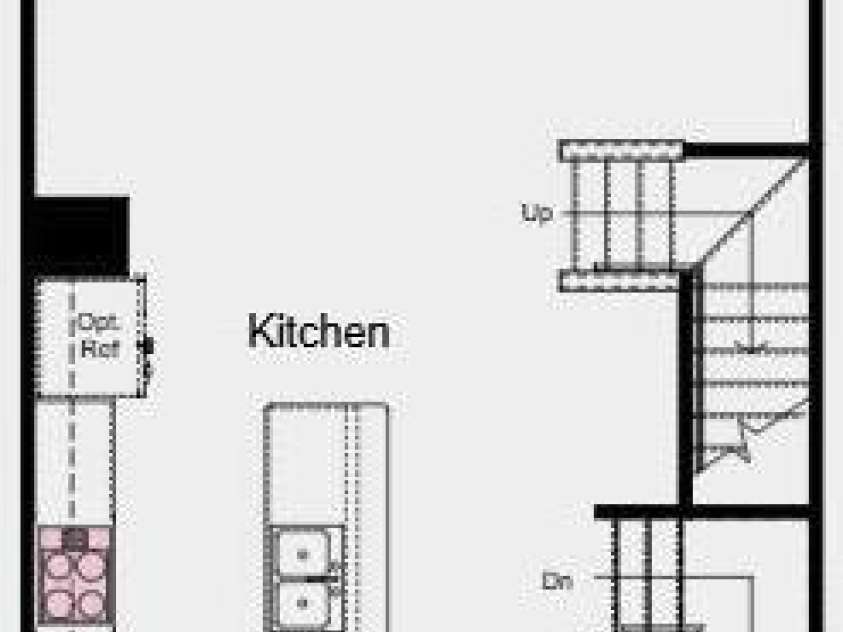 3114 Stelfox Street, Charlotte, NC 28262.  MLS# CAR4259727, YatesRealty ID 13576. Main Level Floor Plan - Additional highlights include: gourmet kitchen, main floor bedroom with a full bathroom, and the owner's shower with a built-in ledge