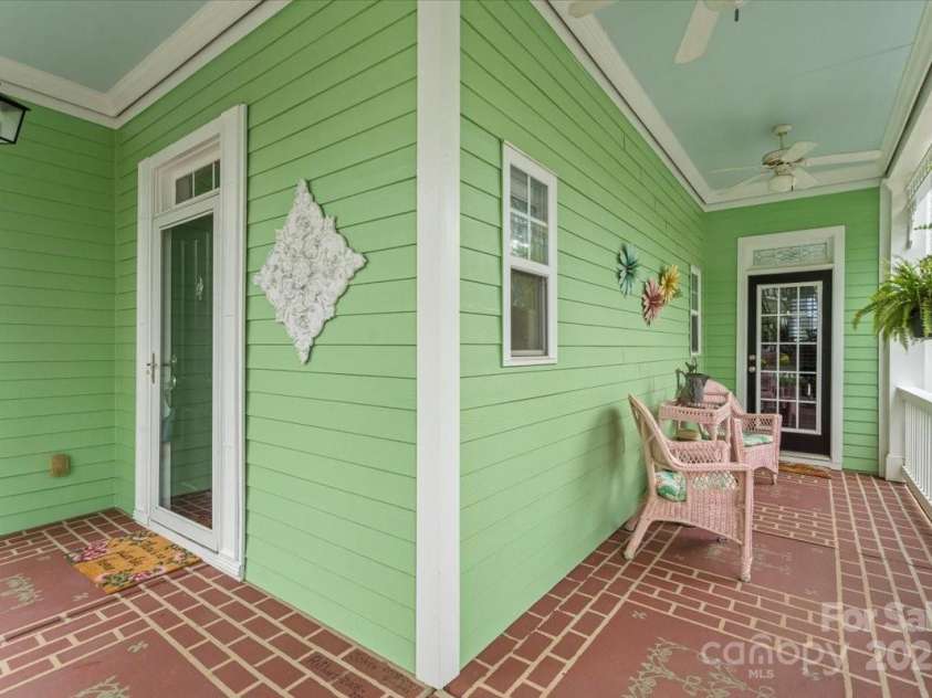 136 Water Oak Drive, Mooresville, NC 28117.  MLS# CAR4251359, YatesRealty ID 13577. 1st floor porch accessible from living room and front door