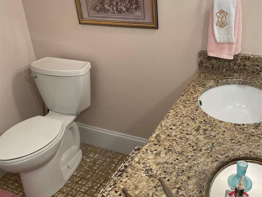 701 Whippoorwill Lane, Concord, NC 28025.  MLS# CAR4188719, YatesRealty ID 1358. Primary bedroom half bath/make up area