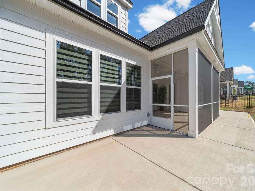14083 Bobby Jones Drive, Lancaster, SC 29720.  MLS# CAR4356019, YatesRealty ID 13581. Rear Extended Patio for Additional Space