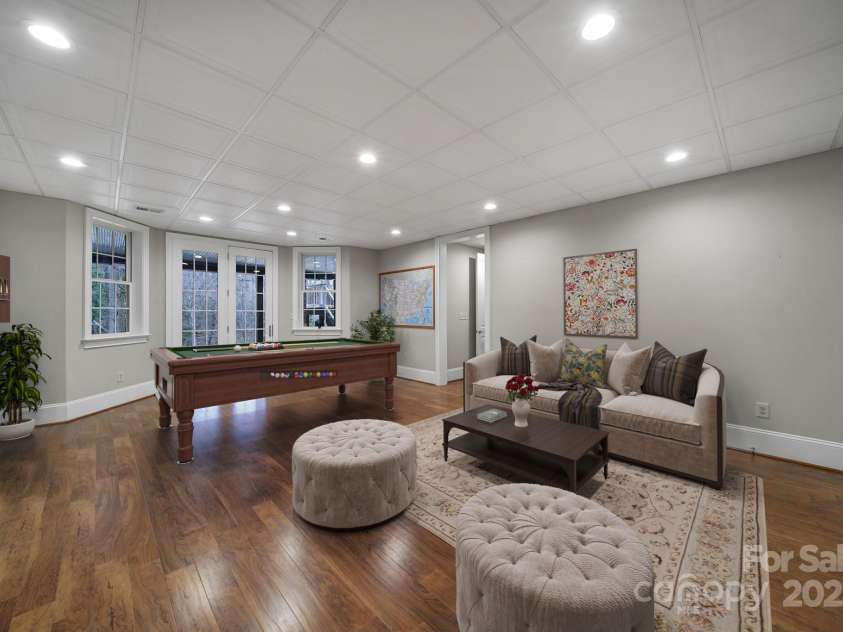 411 Belo Court, Fort Mill, SC 29715.  MLS# CAR4223656, YatesRealty ID 13593. Virtually staged basement