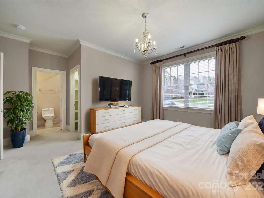 411 Belo Court, Fort Mill, SC 29715.  MLS# CAR4223656, YatesRealty ID 13593. Virtually staged bedroom
