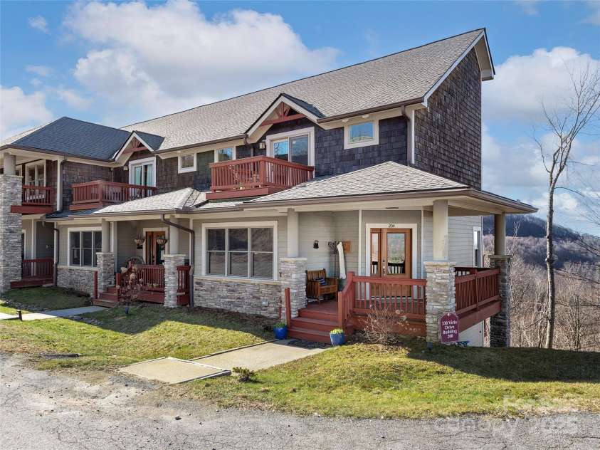 330 Vista Drive, Mars Hill, NC 28754.  MLS# CAR4229157, YatesRealty ID 13598. Views of Hatley Pointe's new lift and trail coming Winter '25 off the back deck.