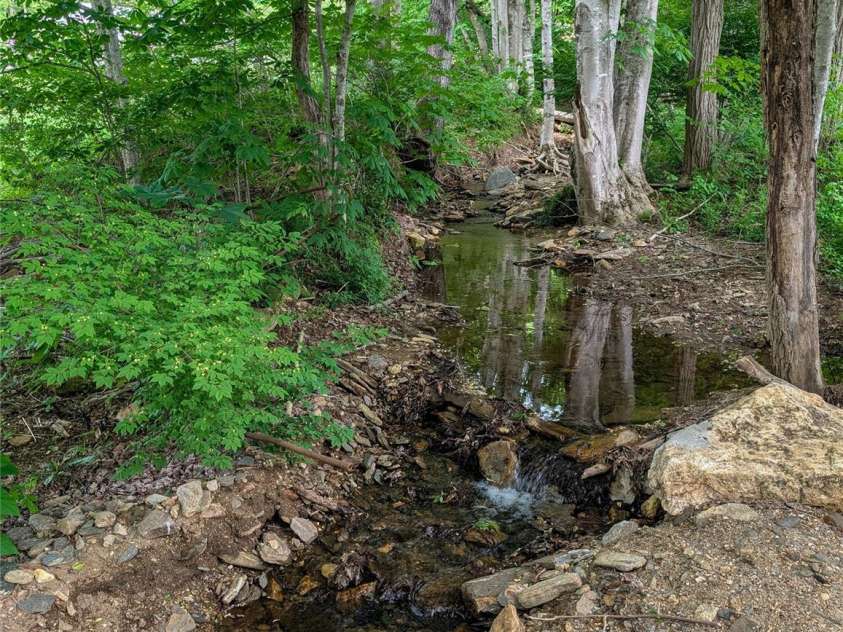 95 Lady Bug Lane, Burnsville, NC 28714.  MLS# CAR4206406, YatesRealty ID 13600. Creek on back portion of property