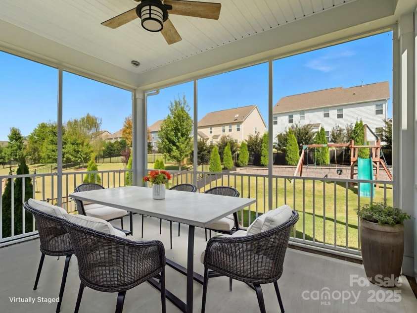 8008 Hudson Mill Drive, Waxhaw, NC 28173.  MLS# CAR4310988, YatesRealty ID 13606. Virtually Staged 