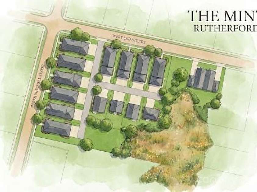 174 Mitchell Street, Rutherfordton, NC 28139.  MLS# CAR4331139, YatesRealty ID 1361. Community Layout