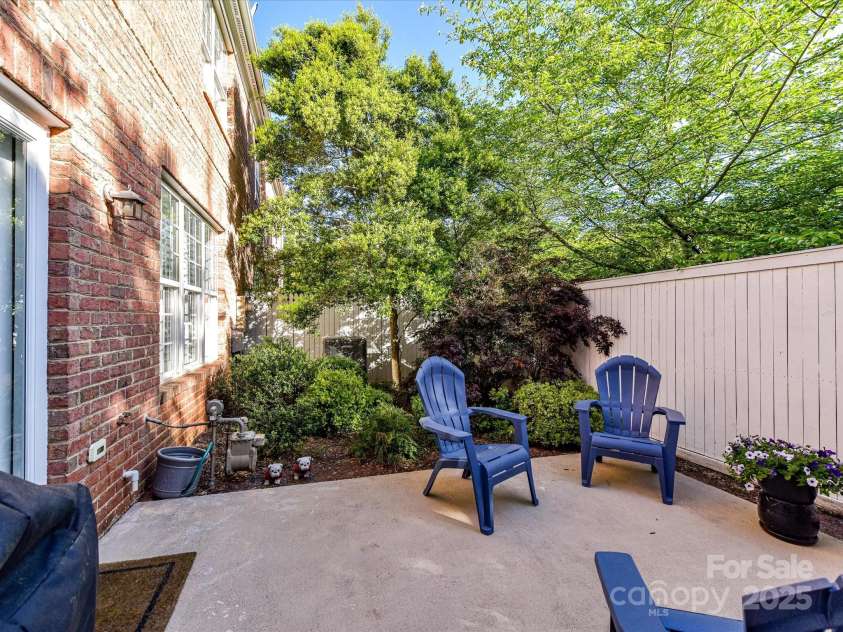 4407 Coventry Row Court, Charlotte, NC 28270.  MLS# CAR4244073, YatesRealty ID 13615. Backyard & patio view 2