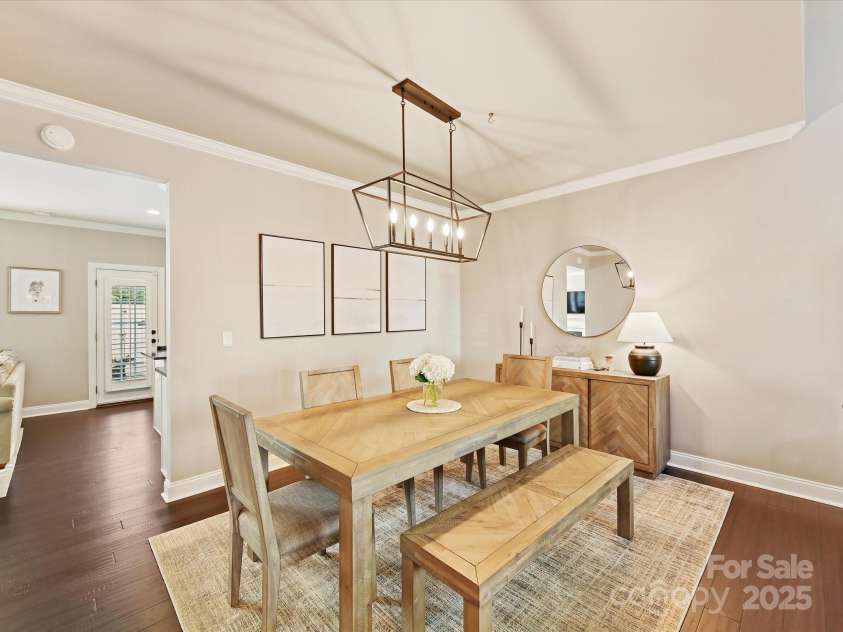 4407 Coventry Row Court, Charlotte, NC 28270.  MLS# CAR4244073, YatesRealty ID 13615. Dining Area view 1