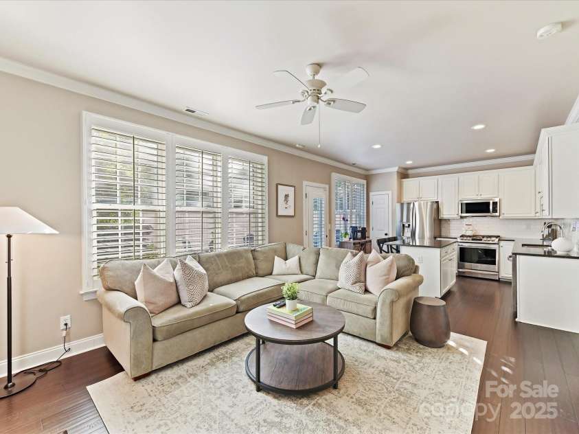 4407 Coventry Row Court, Charlotte, NC 28270.  MLS# CAR4244073, YatesRealty ID 13615. Family Room view 2
