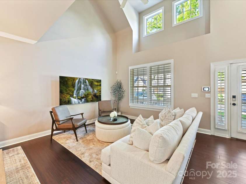 4407 Coventry Row Court, Charlotte, NC 28270.  MLS# CAR4244073, YatesRealty ID 13615. Living Room view 2