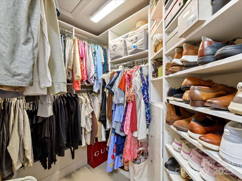 4407 Coventry Row Court, Charlotte, NC 28270.  MLS# CAR4244073, YatesRealty ID 13615. Primary Walk-in Closet w/custom closet solution