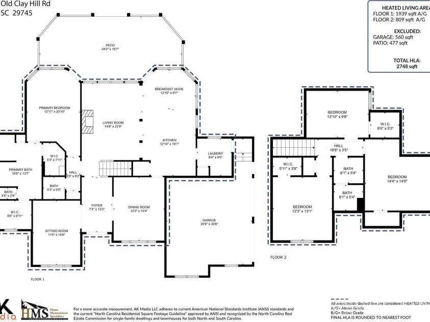1765 Old Clay Hill Road, York, SC 29745.  MLS# CAR4219813, YatesRealty ID 1362. 