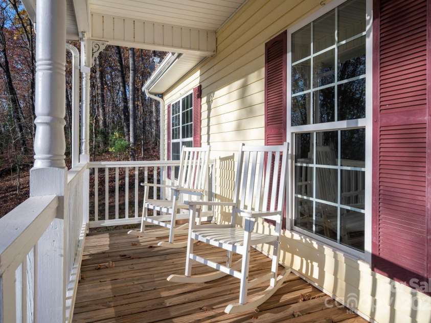 62 Mackenzie Way, Swannanoa, NC 28778.  MLS# CAR4320694, YatesRealty ID 13625. Covered Front Porch with  Mountain Views 