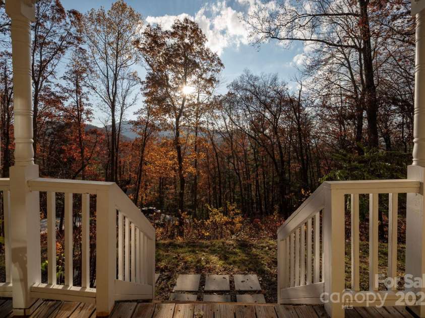 62 Mackenzie Way, Swannanoa, NC 28778.  MLS# CAR4320694, YatesRealty ID 13625. Views from Front Porch 