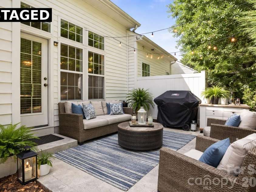225 Horizon Circle, Rock Hill, SC 29732.  MLS# CAR4366961, YatesRealty ID 13627. Staged Back Patio