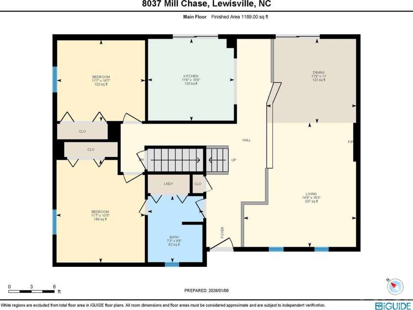 8037 Mill Chase Road, Lewisville, NC 27023.  MLS# CAR4344494, YatesRealty ID 13635. 