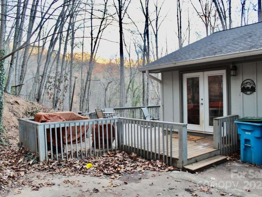 141 Charity Lane, Candler, NC 28715.  MLS# CAR4204175, YatesRealty ID 1364. Upstairs entrance
