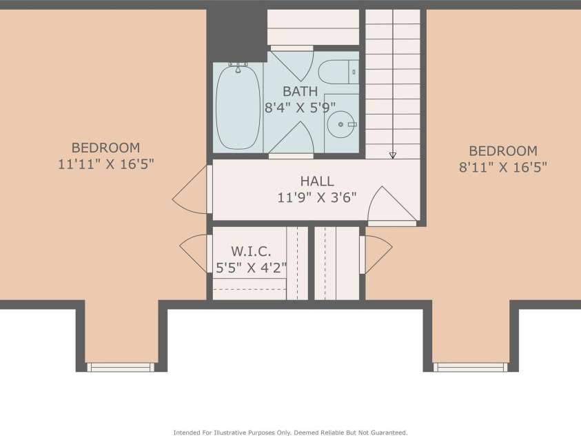 61 Quiet Woods Drive, Leicester, NC 28748.  MLS# CAR4241000, YatesRealty ID 13646. Second Level