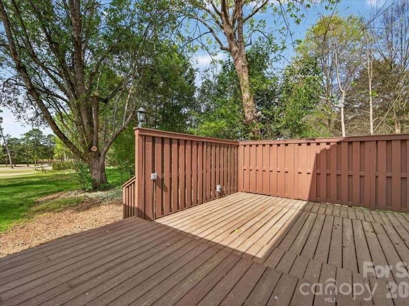 5918 Foxcrest Drive, Mint Hill, NC 28227.  MLS# CAR4364106, YatesRealty ID 13647. Deck