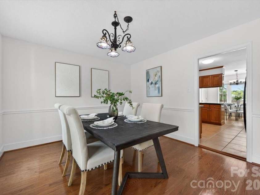 5918 Foxcrest Drive, Mint Hill, NC 28227.  MLS# CAR4364106, YatesRealty ID 13647. Dining Room
