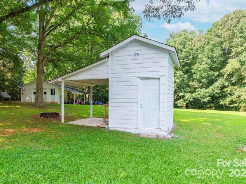 4805 Nesbit Road, Monroe, NC 28112.  MLS# CAR4254388, YatesRealty ID 13650. 3 outbuildings - this would make for the perfect little pool house