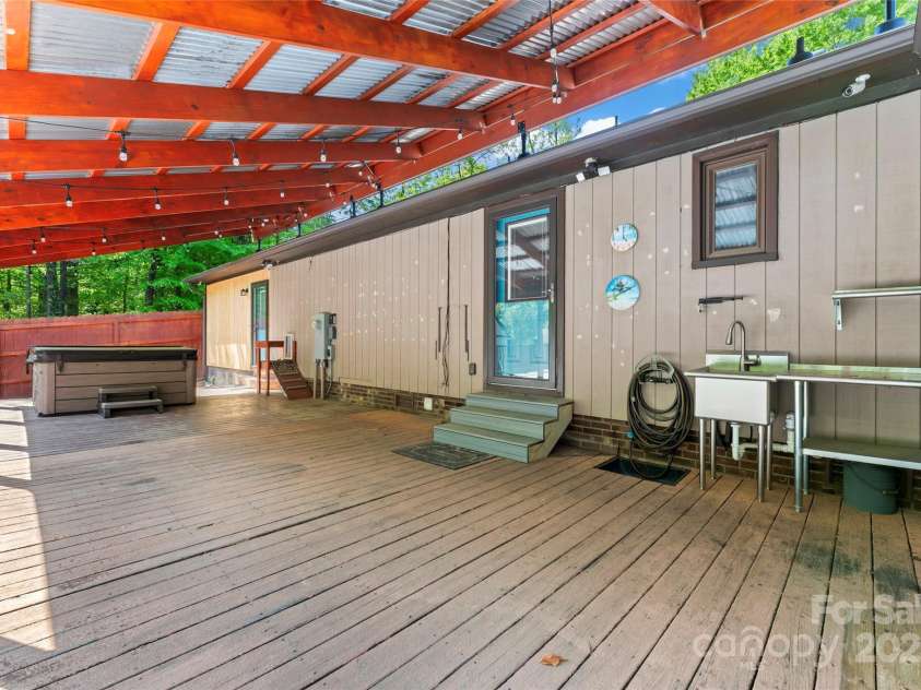 2615 Toddville Road, Charlotte, NC 28214.  MLS# CAR4245031, YatesRealty ID 13651. Rear deck