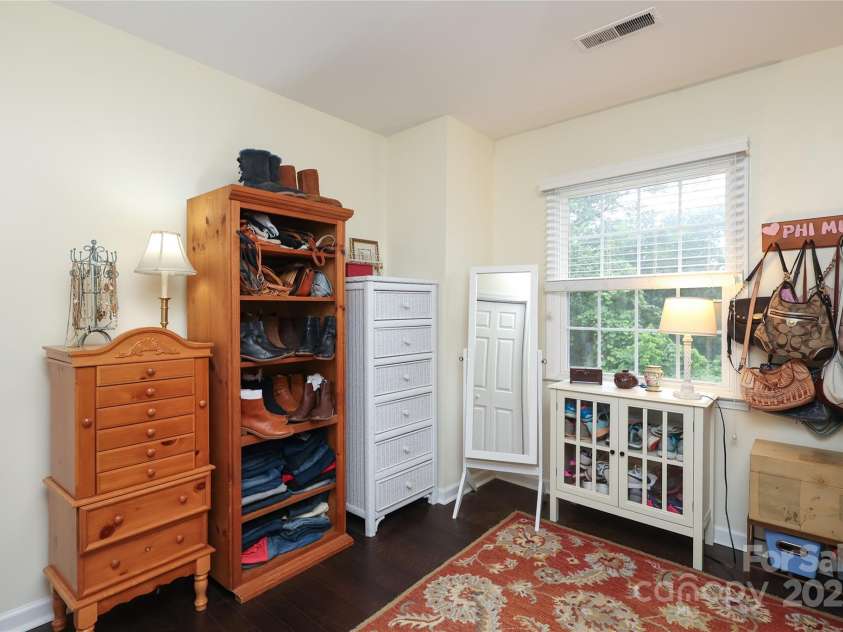 8306 Knights Bridge Road, Charlotte, NC 28210.  MLS# CAR4257820, YatesRealty ID 13656. Owner uses Bedroom 3 as a fab full-room closet!