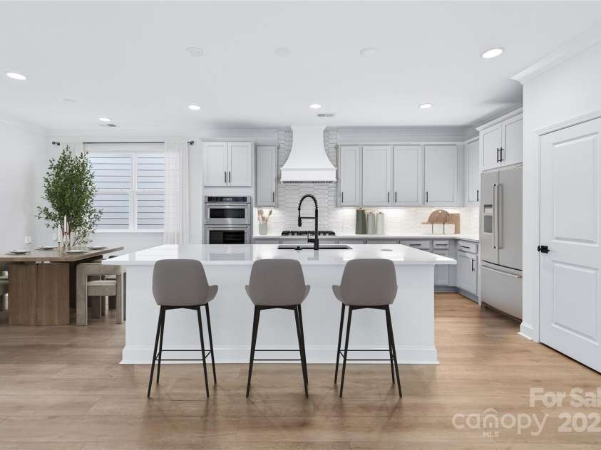 15613 Northcross Drive, Huntersville, NC 28078.  MLS# CAR4287365, YatesRealty ID 13667. Virtually Staged Kitchen and Dining