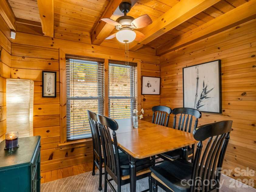 190 Observation Ridge, Rutherfordton, NC 28139.  MLS# CAR4351178, YatesRealty ID 13668. Dining Area