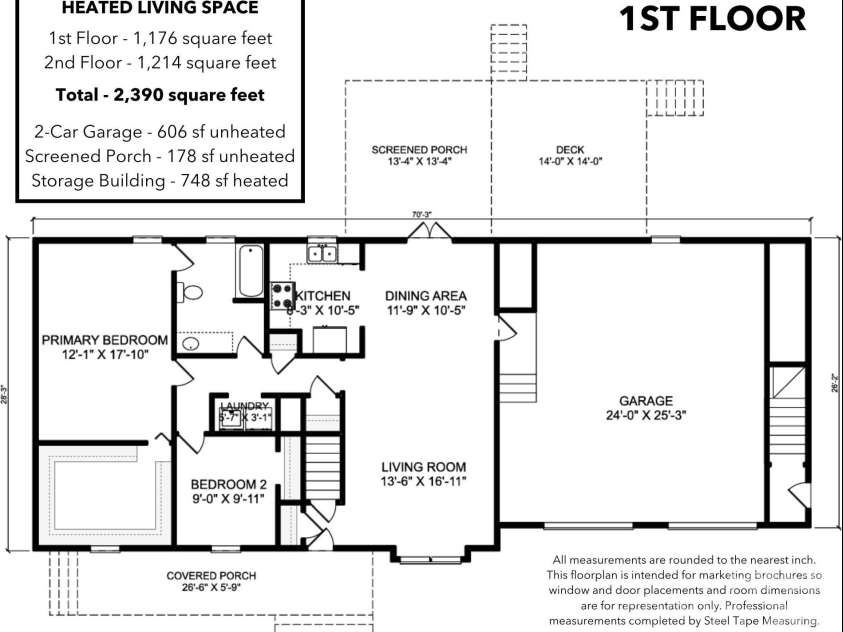 1625 Saint Paul Church Road, Salisbury, NC 28146.  MLS# CAR4234535, YatesRealty ID 13671. 1st Floor Plan