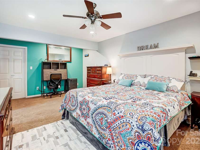 1625 Saint Paul Church Road, Salisbury, NC 28146.  MLS# CAR4234535, YatesRealty ID 13671. Owner's Bedroom