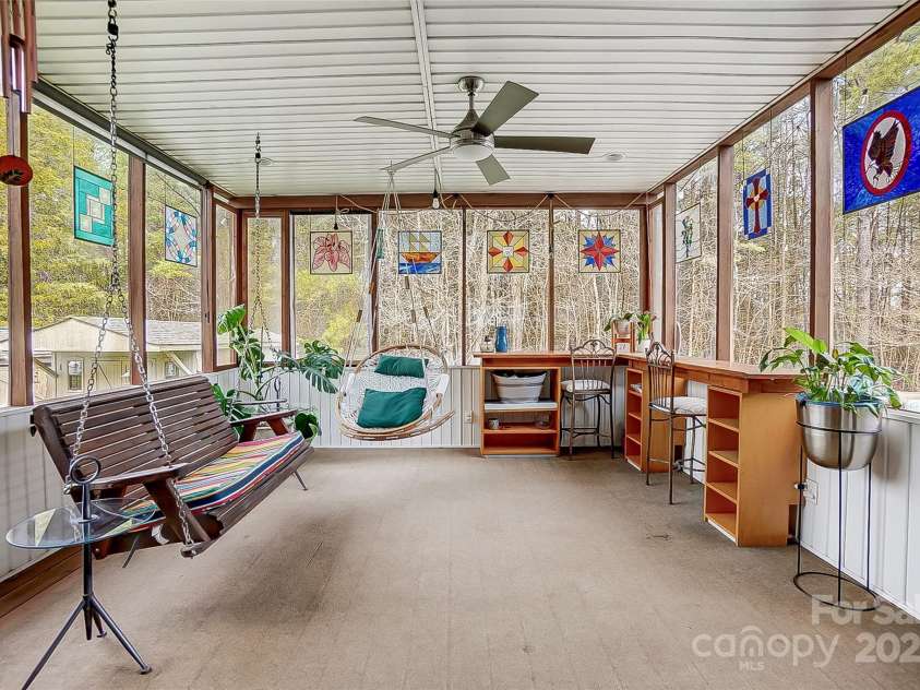 1625 Saint Paul Church Road, Salisbury, NC 28146.  MLS# CAR4234535, YatesRealty ID 13671. Screened Porch