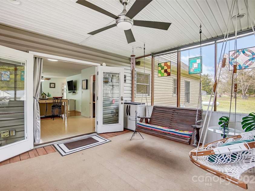 1625 Saint Paul Church Road, Salisbury, NC 28146.  MLS# CAR4234535, YatesRealty ID 13671. Screened Porch