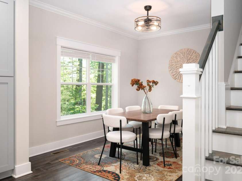 115 Summer Pine Lane, Fairview, NC 28730.  MLS# CAR4252070, YatesRealty ID 13675. Dining area off kitchen