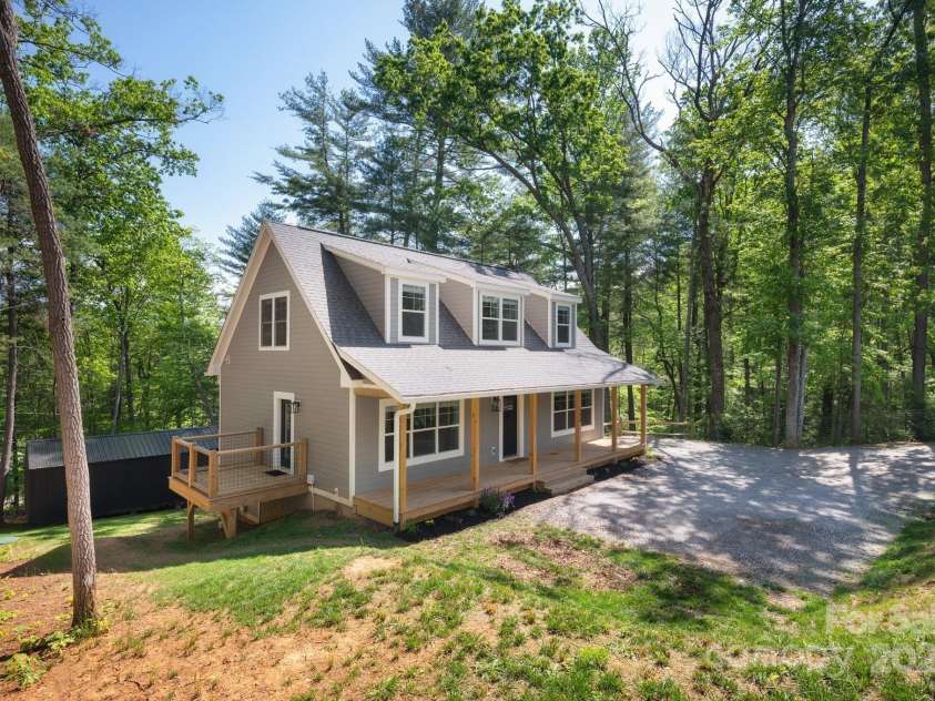 115 Summer Pine Lane, Fairview, NC 28730.  MLS# CAR4252070, YatesRealty ID 13675. Property has winter views