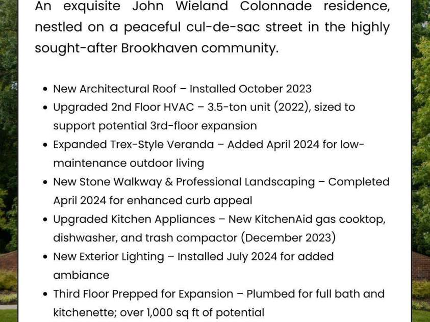 7005 Camrose Crossing Lane, Matthews, NC 28104.  MLS# CAR4248108, YatesRealty ID 13679. Updates & Upgrades