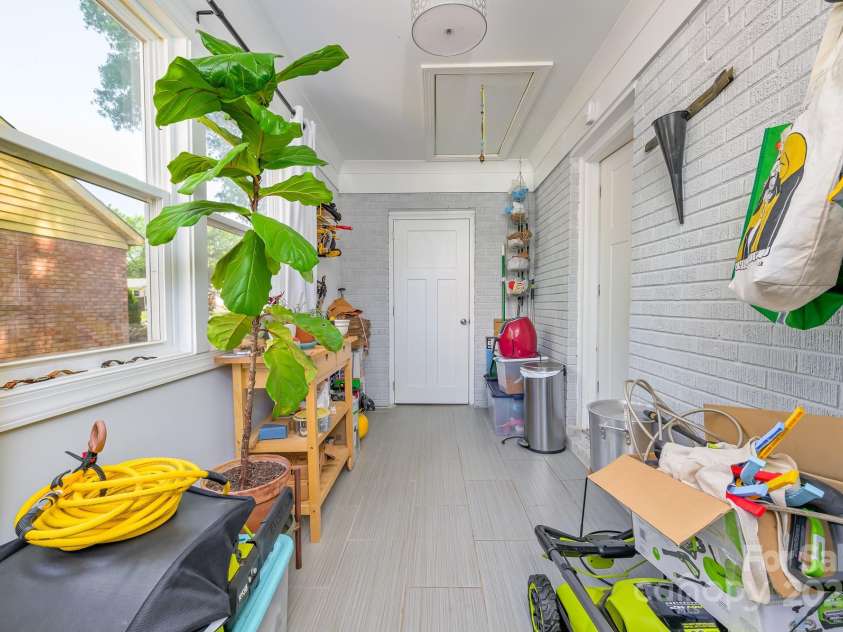 4838 Holbrook Drive, Charlotte, NC 28212.  MLS# CAR4254240, YatesRealty ID 13680. Laundry Room Off Mudroom (behind the door)