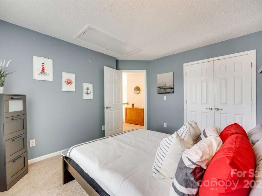 9700 Stewart Spring Lane, Charlotte, NC 28216.  MLS# CAR4252858, YatesRealty ID 13687. Bedroom #3 upstairs
