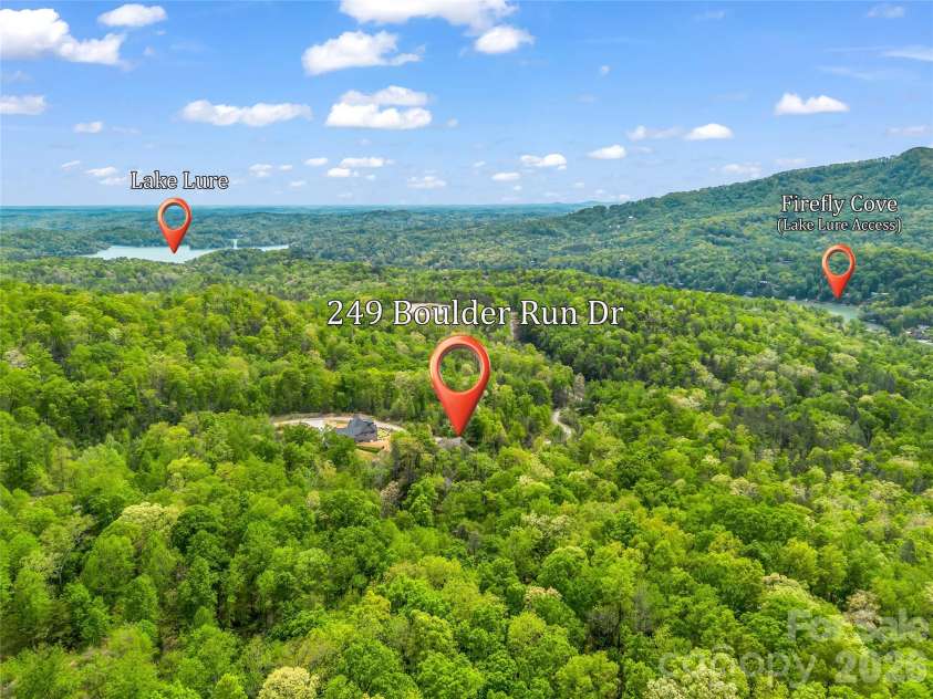 249 Boulder Run Drive, Lake Lure, NC 28746.  MLS# CAR4370165, YatesRealty ID 13688. 