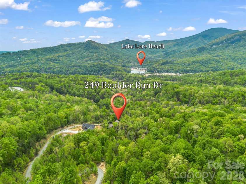 249 Boulder Run Drive, Lake Lure, NC 28746.  MLS# CAR4370165, YatesRealty ID 13688. 