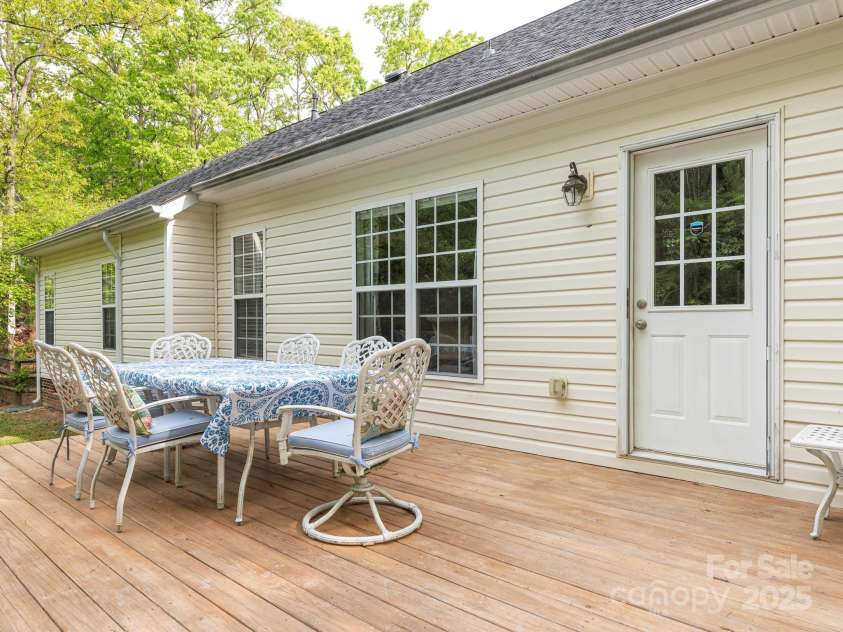 3033 Beech Court, Indian Trail, NC 28079.  MLS# CAR4246774, YatesRealty ID 13690. Dining on the deck!