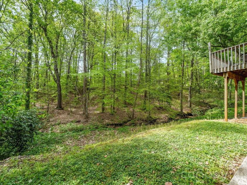 412 Poplar Street, Stanley, NC 28164.  MLS# CAR4363818, YatesRealty ID 13697. 1.23 acre backyard